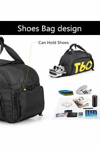 T60 Gym Fitness Spor Omuz Askılı Spor Çantası Unisex Spor ve Seyehat Çantası T-60SIYAH-BYZ ürün fotoğrafı