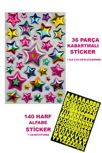 Lila Çocuk Kaskı Spor Yıldızlar ve Harfler Stickerlı Koruyucu Kask Lila Dizlik Dirseklik Seti ürün fotoğrafı