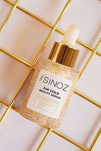 24k Altın Parçacıklı Hyaluronik Asit Içeren Kırışıklık Karşıtı Kolajen Cilt Bakım Serum 30 ml ürün fotoğrafı