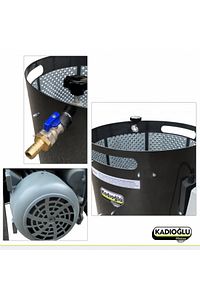 Pratiko 40 Litre Ev Tipi Rendeli Ceviz Soyma Makinesi ürün fotoğrafı