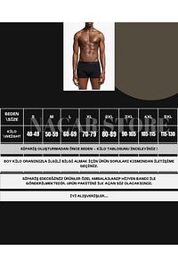 Erkek Pamuklu Likralı Siyah Boxer 10'lu ürün fotoğrafı