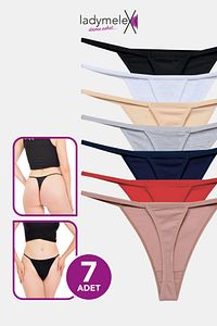 Kadın Tanga, Perfect Fall G String Tanga (S-M-L-XL) Karışık Renkli, Yumuşak Kumaş ürün fotoğrafı