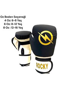 ROCKY Çocuk Boks Kicboks Muay Thai Eldiveni 4-6-8 Oz Junior Kidz Boks Eldiveni ürün fotoğrafı
