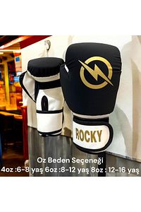 ROCKY Çocuk Boks Kicboks Muay Thai Eldiveni 4-6-8 Oz Junior Kidz Boks Eldiveni ürün fotoğrafı