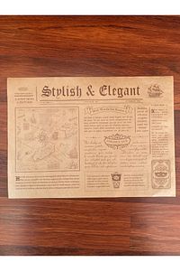 1 Kutuda 36 Adet Desenli Yağlı Kağıt - Sunum Kağıdı-vintage Sunum Kağıdı-yağlı Kağıt ürün fotoğrafı
