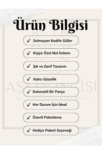 Sevgiliye Özel Hediye Gül Kutu Mor Hediyelik Çiçek Doğum Günü Sepeti Kız Arkadaşa Eşe Sevgili ürün fotoğrafı