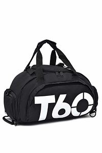 T60 Gym Fitness Spor Omuz Askılı Spor Çantası Unisex Spor ve Seyehat Çantası T-60SIYAH-BYZ ürün fotoğrafı