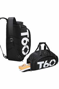 T60 Gym Fitness Spor Omuz Askılı Spor Çantası Unisex Spor ve Seyehat Çantası T-60SIYAH-BYZ ürün fotoğrafı
