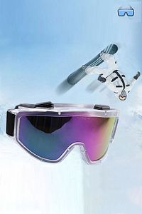 Kayak Gözlüğü Antifog Ventilli Uv Korumalı Güneş Kar Gözlük Gökkuşağı Snowboard Glasses Sporu ürün fotoğrafı