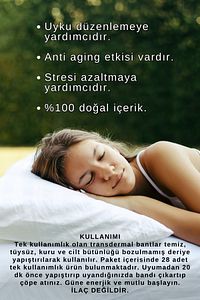 Melatonin Night Patch - Hızlı Uykuya Geçiş Ve Kaliteli Uyku Için Melatonin Desteği 28 Adet ürün fotoğrafı