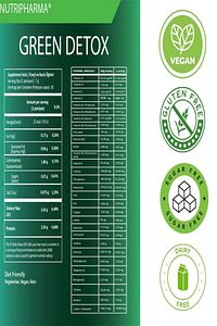 Green Detox Super Foods, Clean Green Blend Powder, Antioksidanlar Yeşil Sebzeler Içecek Tozu-30 Saşe ürün fotoğrafı