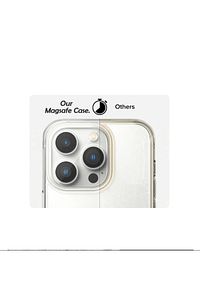 İphone 15 Pro Max Uyumlu Kılıf Magsafe Wireless Kablosuz Şarj Destekli Sert Şeffaf Darbe Emici Kapak ürün fotoğrafı