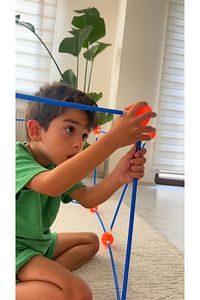 Dıy Oyun Çadırı Kale Inşa Kiti ürün fotoğrafı