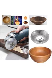 Wood Ahşap Törpü Eğe Diski 85mm Kuksa Tabak Bardak Oyma Oval Çerezlik Için Kubbeli Silindir Yapı ürün fotoğrafı