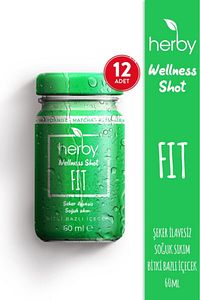 Fit Matcha Shot 12'li Paket Formda Kal Bitki Bazlı Içecek 60 ml ürün fotoğrafı