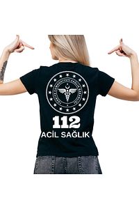 112 Acil T-shirt Kadın Model-a(beden Tablosu Güncellenmiştir ürün fotoğrafı