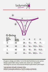 Kadın Tanga, Perfect Fall G String Tanga (S-M-L-XL) Karışık Renkli, Yumuşak Kumaş ürün fotoğrafı