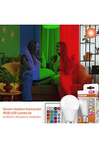 Led Uzaktan Kumandalı Renk Değiştiren 9w Beyaz Sarı Dim Edilebilir ürün fotoğrafı