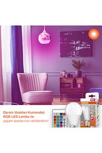 Led Uzaktan Kumandalı Renk Değiştiren 9w Beyaz Sarı Dim Edilebilir ürün fotoğrafı