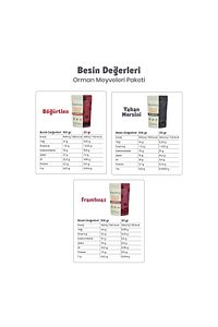 Freeze Dried - Orman Meyveleri Paketi - Freeze Dry Meyve Kurusu - Böğürtlen, Frambuaz, Yaban Mersini ürün fotoğrafı