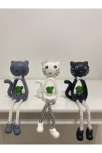 Kedi Biblo Ayakları Sallanan 3 Lü Set ürün fotoğrafı
