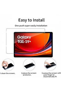 Samsung Galaxy Tab S9 Fe Plus 12.4 Inç Nano Kırılmaz Ekran Koruyucu Şeffaf Cam Sm-x610 (UYUMLU) ürün fotoğrafı