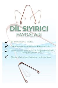 %100 Saf Bakır Dil Temizleyici ürün fotoğrafı