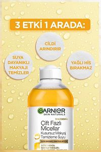 Çift Fazlı Micellar Makyaj Temizleme Suyu 400ml 2li ürün fotoğrafı