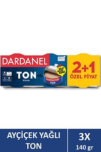 Ayçiçek Yağlı Ton Balığı 3x140 gr ürün fotoğrafı