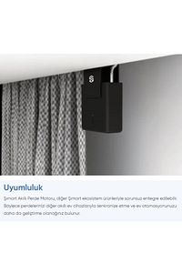 Akıllı Perde Motoru Çoklu Perde Tipiyle Uyumlu ürün fotoğrafı