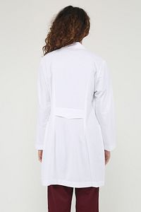 Snowform Uzun Kol Beyaz Unisex Önlük Ceket Boy Apaş Yaka Doktor Hemşire Öğretmen Önlüğü ürün fotoğrafı