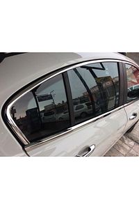 Fiat Egea Hb Cam Çıtası Çerçevesi Komple Set Kromu Nikelajı 8 Parça ürün fotoğrafı