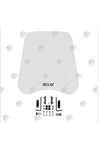 SCOOTER MOTOSİKLET ÖN CAM ÖN SİPERLİK 35 CM  TÜM SCOOTER MOTORLARA UYUMLUDUR ŞEFFAF RENK ürün fotoğrafı