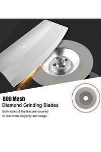 Bıçak Satır Makas Balta bileme diski 100mm Elmaslı eğeleme disk avuç taşlama spiral uyumlu disk ürün fotoğrafı
