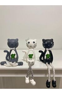 Kedi Biblo Ayakları Sallanan 3 Lü Set ürün fotoğrafı
