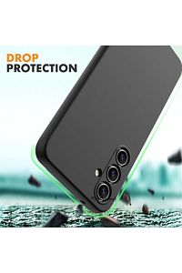 Samsung Galaxy S24 Fe Kılıf Kamera Korumalı Yumuşak Mat Silikon + 9H Ekran Koruyucu Cam Set 2in1 ürün fotoğrafı