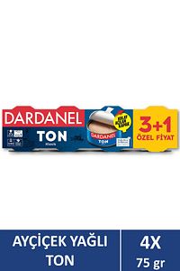 Ayçiçek Yağlı Ton Balığı 4x75 gr ürün fotoğrafı