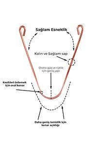 Bakır Dil Sıyırıcı/dil Temizleyici ürün fotoğrafı