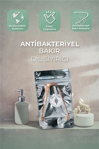 Bakır Dil Sıyırıcı/dil Temizleyici ürün fotoğrafı