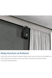 Akıllı Perde Motoru Çoklu Perde Tipiyle Uyumlu ürün fotoğrafı
