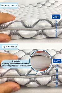 Iceberg Terletmeyen Bebek Yastığı, 3D Yüzey Serinletici Yumuşak Bebek Yastığı ürün fotoğrafı