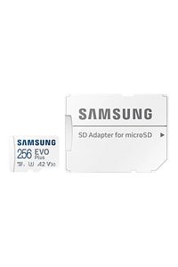 EVO Plus 256GB Hafıza Kartı 130 MB/s Micro SDHC Kart SD Adaptör ürün fotoğrafı