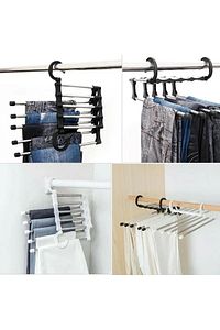 Hareketli Dolap İçi Pantolon Kravat Şal Askı Sistemi Düzenleyici Katmanlı Askılık Organizer (4262) ürün fotoğrafı