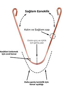 %100 Saf Bakır Dil Temizleyici ürün fotoğrafı