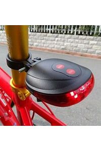 Bisiklet Lazer Güvenlik Şeriti Led Stop Lambası 7 Fonksiyon 5 Led Pra-1679924-4915 ürün fotoğrafı
