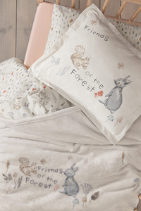 Wonderland Wellsof Bebek Battaniyesi - Krem ürün fotoğrafı