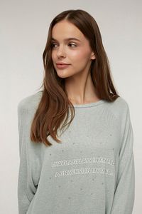 Mint Galaxy Sweatshirt ürün fotoğrafı