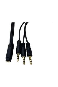 3 Erkek Stereo 1 Dişi Stereo 1 Dişi Aux 3 Erkek Aux Kablo Ses Sistemi Kablosu ürün fotoğrafı
