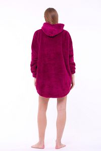 Sevgililer Günü Sıcacık Yumuşacık Welsoft Peluş Polar Panço Battaniye Giyilebilir Kışlık Pijama ürün fotoğrafı