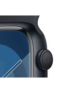 Watch Series 9 GPS 45mm Gece Yarısı Alüminyum Kasa ve Gece Yarısı Spor Kordon - M/L ürün fotoğrafı